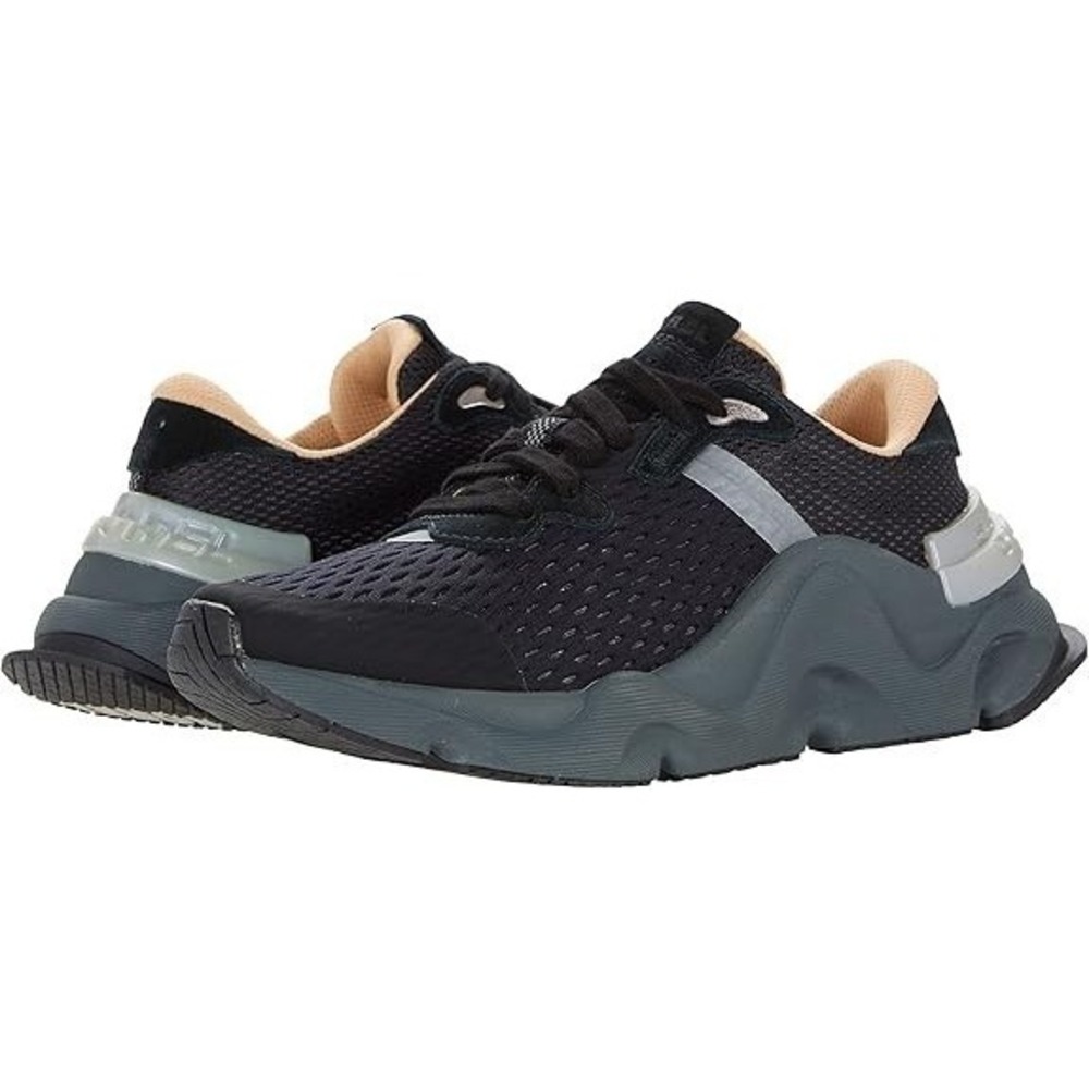 SOREL® (Women's 7.5 M) Kinetic™ RNEGD Lace Sneakers in Black/Grill